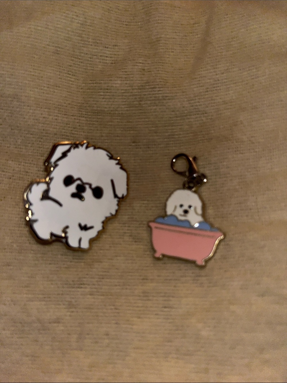 🌺SALE🌺 Poodle Brooch & Charm Set NWOT